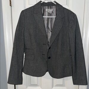 Women’s Nine West Gray Sport Coat with Notched Lapels